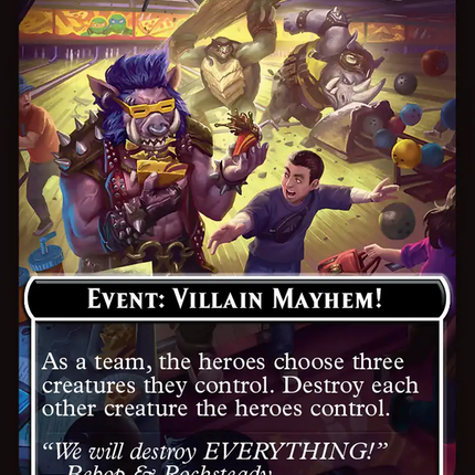 Event: Villain Mayhem! [Teenage Mutant Ninja Turtles Commander Tokens]