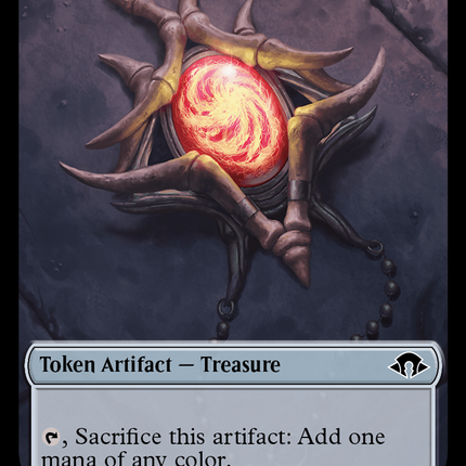 Dragon // Treasure Double-Sided Token [Modern Horizons 3 Commander Tokens]