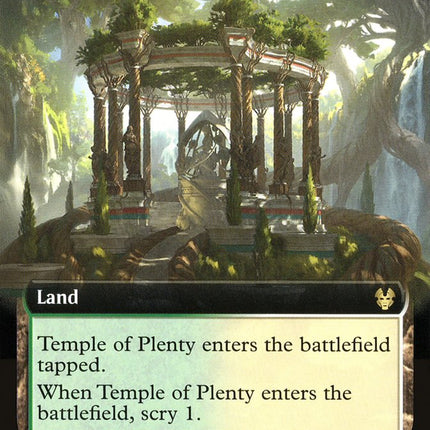 Temple of Plenty (Extended Art) [Theros Beyond Death]