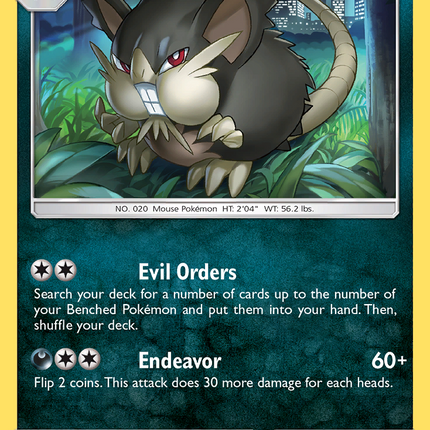 Alolan Raticate (77/149) [Sun & Moon: Base Set]