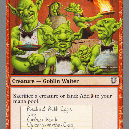 Mons's Goblin Waiters [Unhinged]