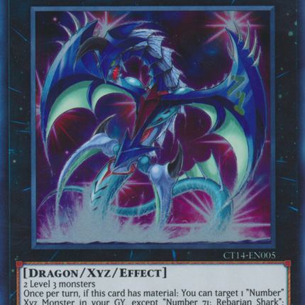 Number 71: Rebarian Shark [CT14-EN005] Super Rare