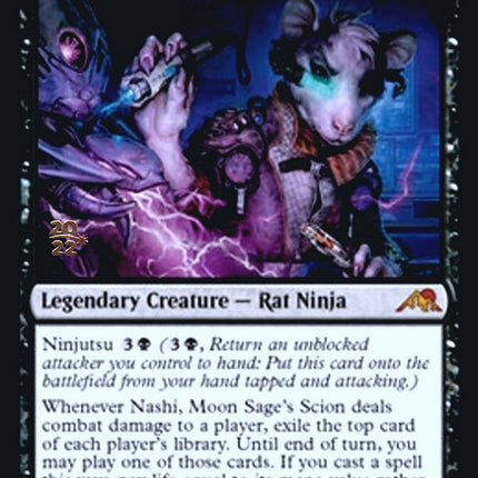 Nashi, Moon Sage's Scion [Kamigawa: Neon Dynasty Prerelease Promos]