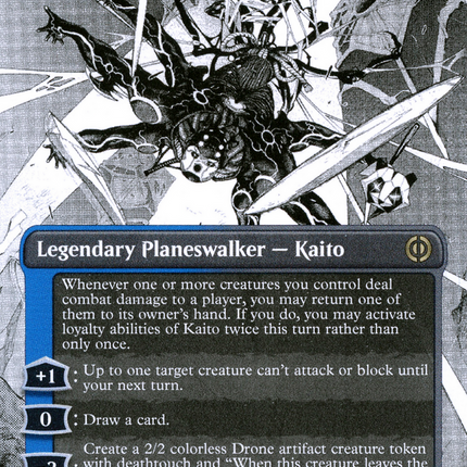 Kaito, Dancing Shadow (Borderless Manga) [Phyrexia: All Will Be One]