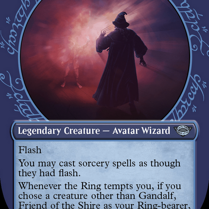 Gandalf, Friend of the Shire (Showcase) (Surge Foil) [The Lord of the Rings: Tales of Middle-Earth]