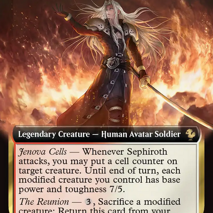 Sephiroth, Fallen Hero (Extended Art) [FINAL FANTASY Commander]