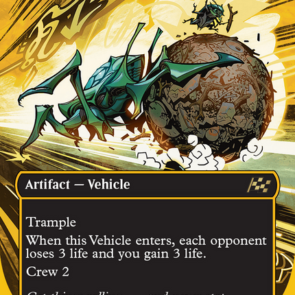 Debris Beetle (Borderless) (First-Place Foil) [Aetherdrift]