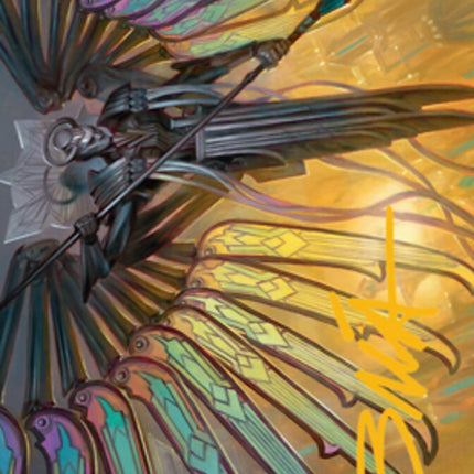 Paragon of Modernity Art Card (Gold-Stamped Signature) [Streets of New Capenna Art Series]