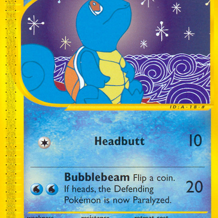 Squirtle (132/165) [Expedition: Base Set]