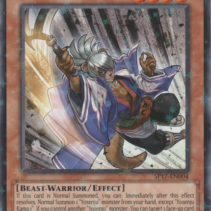 Yosenju Kama 1 [SP17-EN004] Starfoil Rare