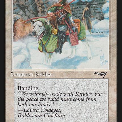 Kjeldoran Escort (Wall Background) [Alliances]