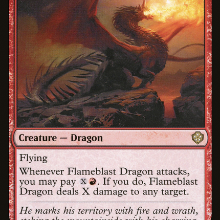 Flameblast Dragon [Starter Commander Decks]