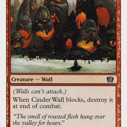 Cinder Wall [Eighth Edition]