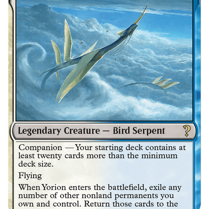 Yorion, Sky Nomad (White Border) [Mystery Booster 2]
