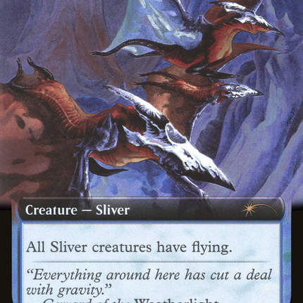 Winged Sliver (Extended Art) [Secret Lair Drop Promos]