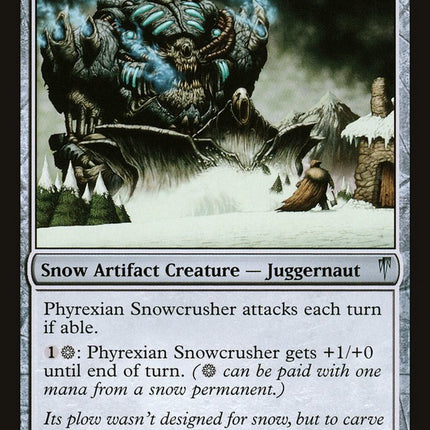 Phyrexian Snowcrusher [Coldsnap]