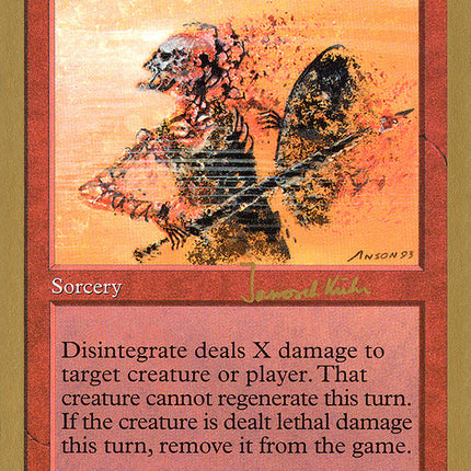 Disintegrate (Janosch Kuhn) [World Championship Decks 1997]