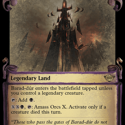 Barad-dur [The Lord of the Rings: Tales of Middle-Earth Showcase Scrolls]