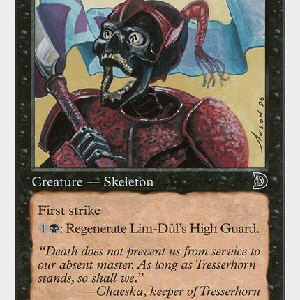 Lim-Dul's High Guard (Holding Flag) [Deckmasters]