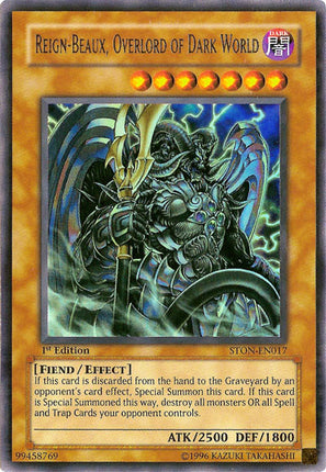 Reign-Beaux, Overlord of Dark World [STON-EN017] Ultra Rare