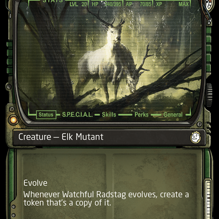 Watchful Radstag (Showcase) (Surge Foil) [Fallout]