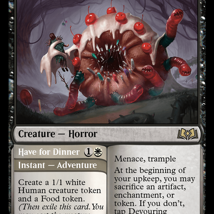 Devouring Sugarmaw // Have For Dinner [Wilds of Eldraine]