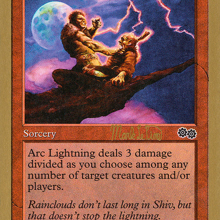 Arc Lightning (Mark Le Pine) (SB) [World Championship Decks 1999]