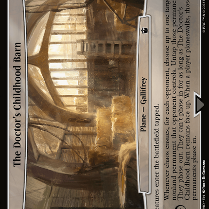 The Doctor's Childhood Barn [Doctor Who]