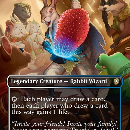 Kwain, Itinerant Meddler (Borderless) [Bloomburrow Commander]