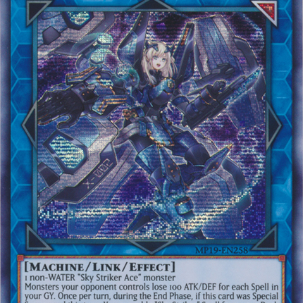 Sky Striker Ace - Shizuku [MP19-EN258] Prismatic Secret Rare