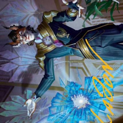 Kros, Defense Contractor Art Card (Gold-Stamped Signature) [Streets of New Capenna Art Series]