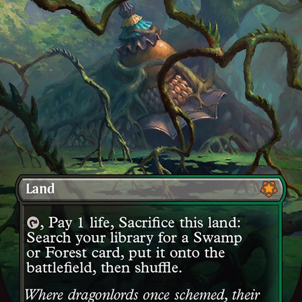 Verdant Catacombs (Borderless) [Tarkir: Dragonstorm Special Guests]