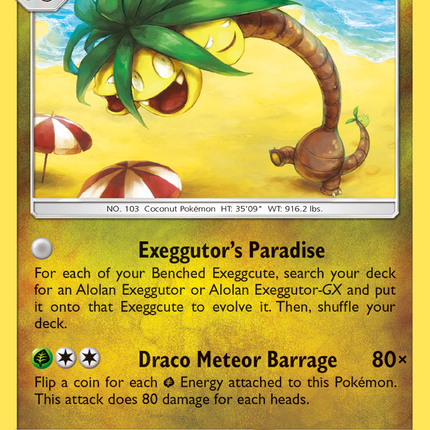 Alolan Exeggutor (95/156) [Sun & Moon: Ultra Prism]