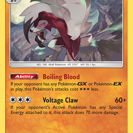 Lycanroc (124/236) [Sun & Moon: Cosmic Eclipse]