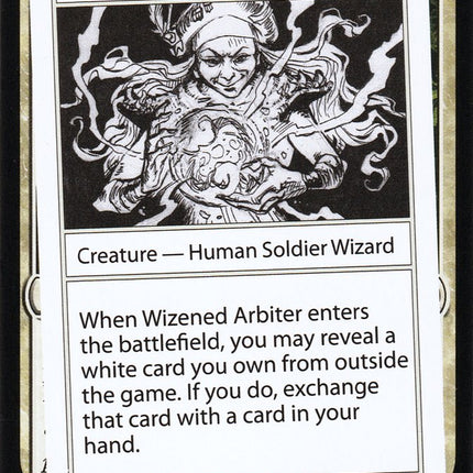 Wizened Arbiter [Mystery Booster Playtest Cards]