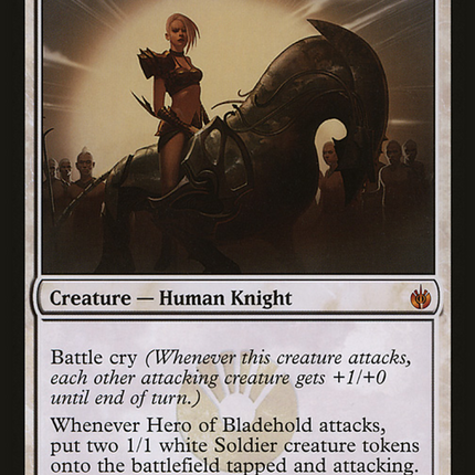 Hero of Bladehold (Mirrodin Besieged) (Oversized) [Oversize Cards]