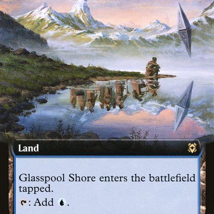 Glasspool Mimic // Glasspool Shore (Extended Art) [Zendikar Rising]