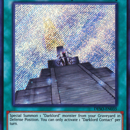 Darklord Contact [DESO-EN035] Secret Rare