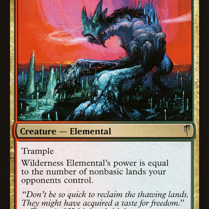 Wilderness Elemental [Coldsnap]