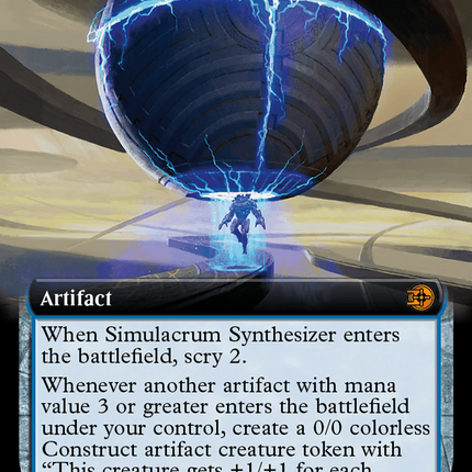 Simulacrum Synthesizer (Extended Art) [Outlaws of Thunder Junction: The Big Score]