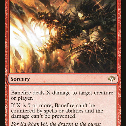 Banefire [Duel Decks: Speed vs. Cunning]