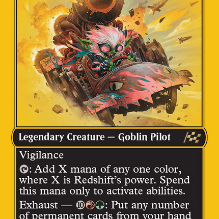Redshift, Rocketeer Chief (First-Place Foil) [Aetherdrift]
