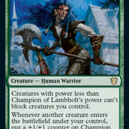 Champion of Lambholt [Innistrad: Midnight Hunt Commander]