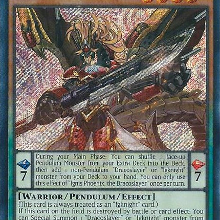 Ignis Phoenix, the Dracoslayer [DABL-EN022] Secret Rare