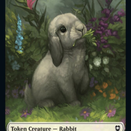 Treasure // Rabbit Double-Sided Token [Commander Legends: Battle for Baldur's Gate Tokens]