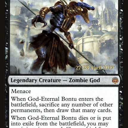 God-Eternal Bontu [War of the Spark Prerelease Promos]