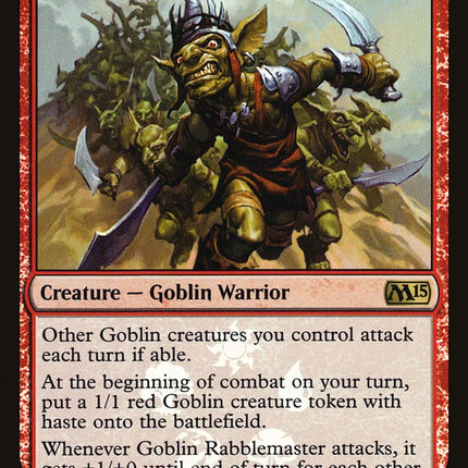 Goblin Rabblemaster (Buy-A-Box) [Magic 2015 Promos]