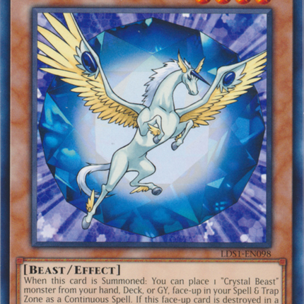 Crystal Beast Sapphire Pegasus [LDS1-EN098] Common