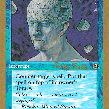 Memory Lapse (Randy Buehler) [World Championship Decks 1998]