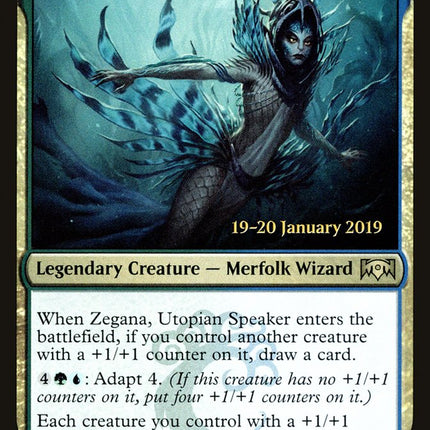 Zegana, Utopian Speaker [Ravnica Allegiance Prerelease Promos]